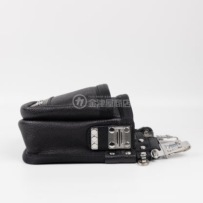 MIKI 本革2段腰袋 エンボス加工革・スイングタイプ SPH-BM2S-