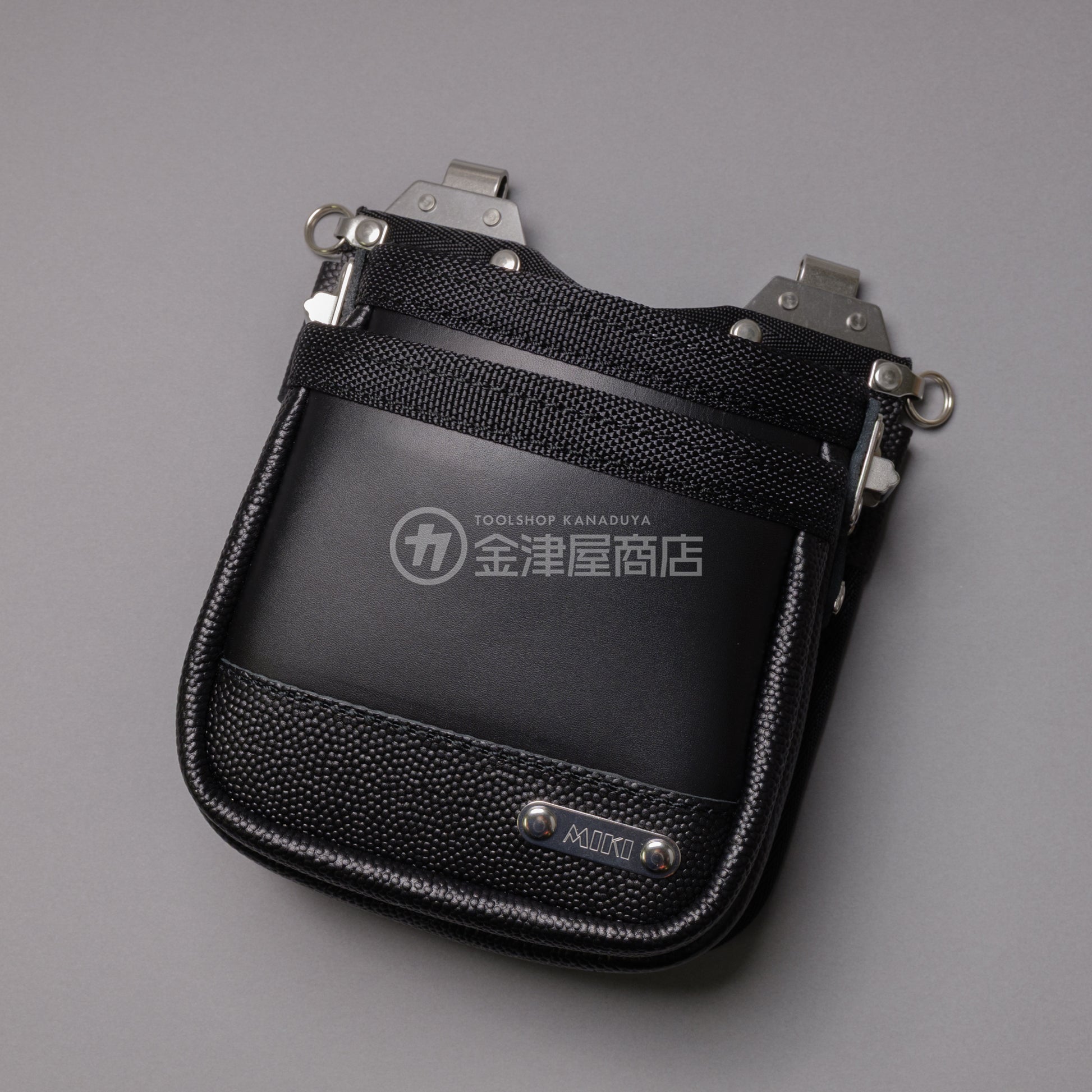 MIKI 本革2段腰袋 牛表皮革・ダイレクトタイプ SPH-OM2D-