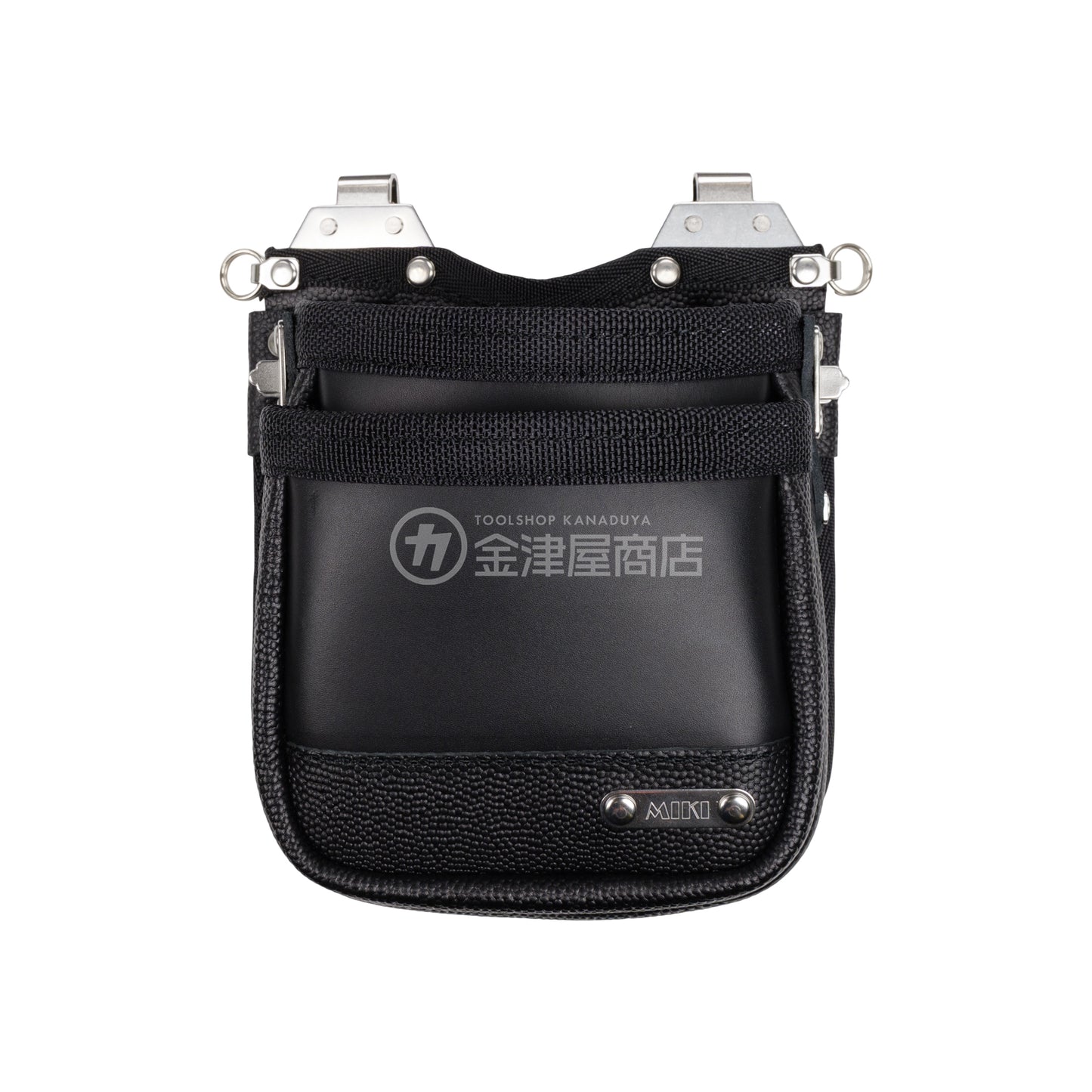 MIKI 本革2段腰袋 牛表皮革・ダイレクトタイプ SPH-OM2D-