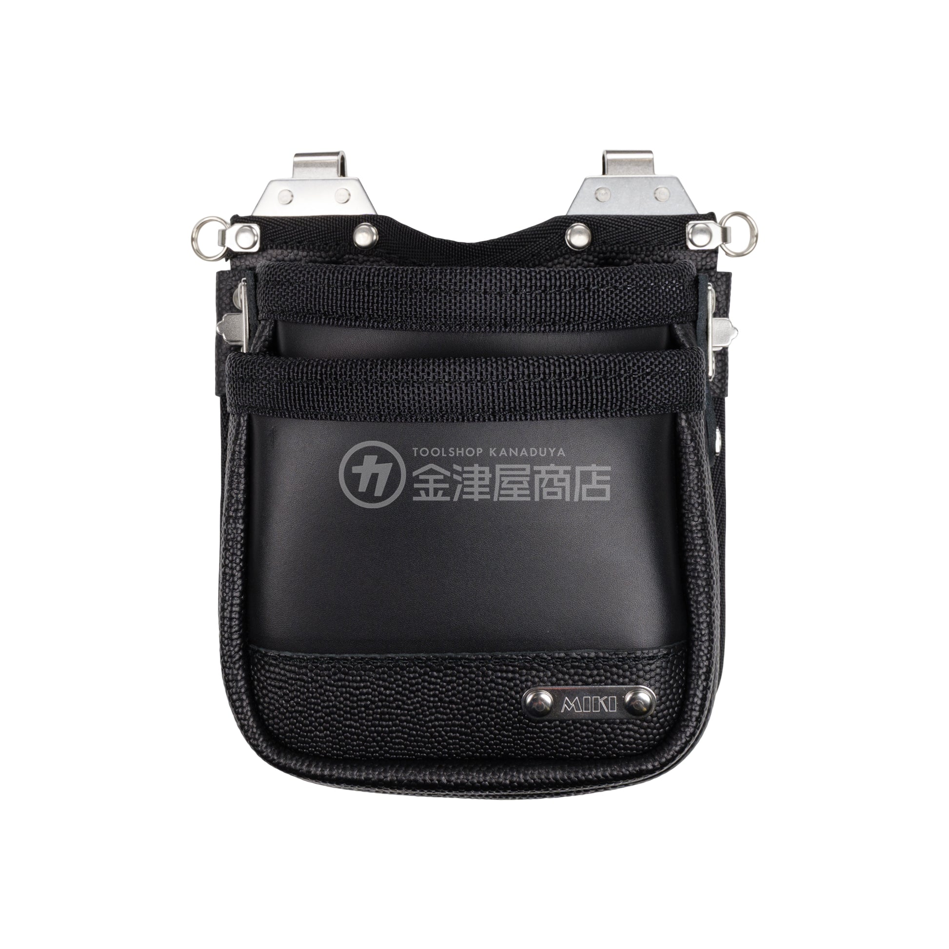 MIKI 本革2段腰袋 牛表皮革・ダイレクトタイプ SPH-OM2D-