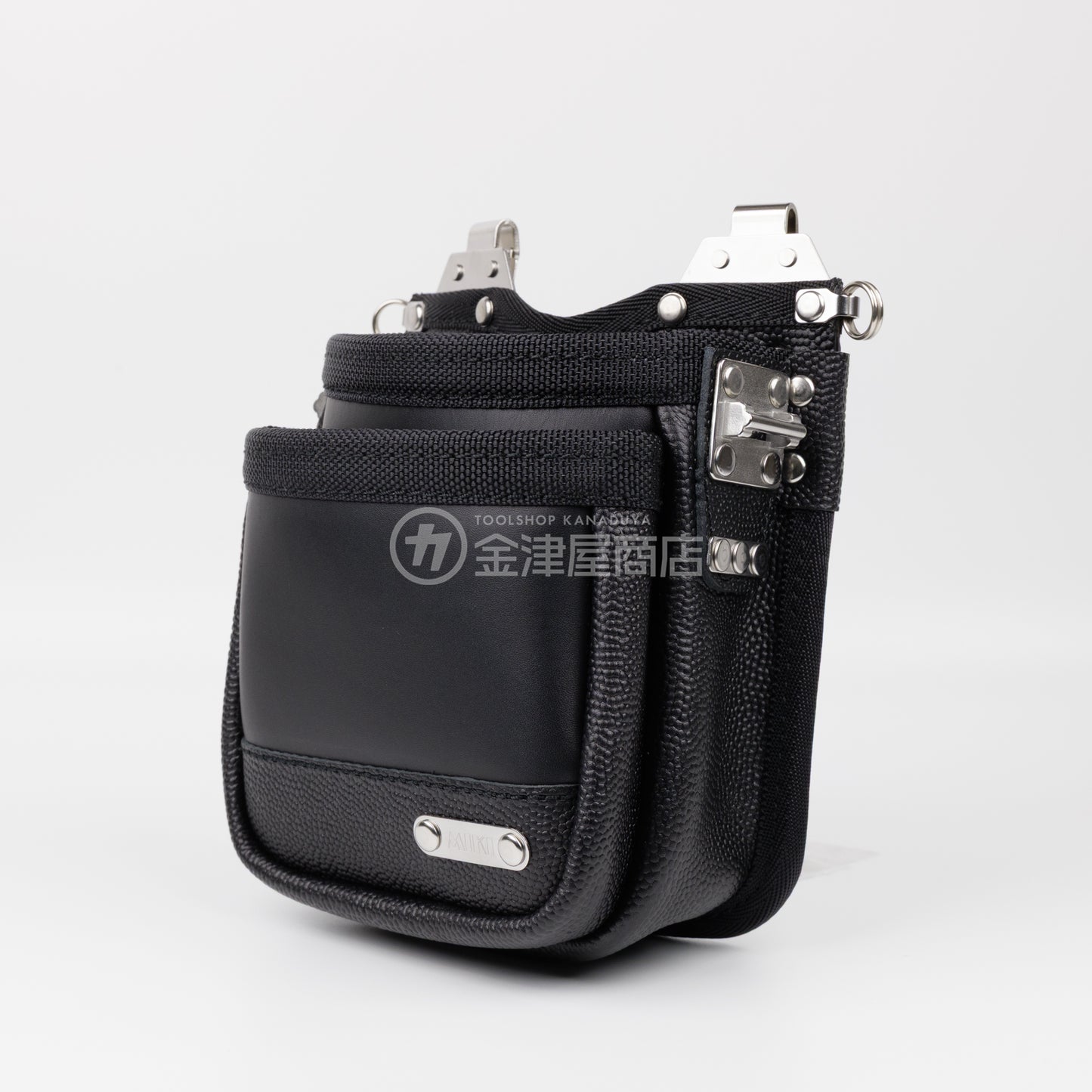 MIKI 本革2段腰袋 牛表皮革・ダイレクトタイプ SPH-OM2D-