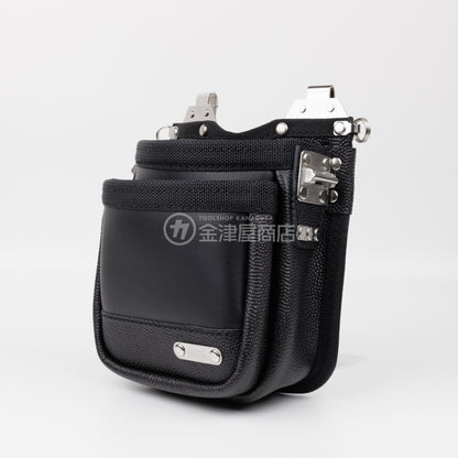 MIKI 本革2段腰袋 牛表皮革・ダイレクトタイプ SPH-OM2D-