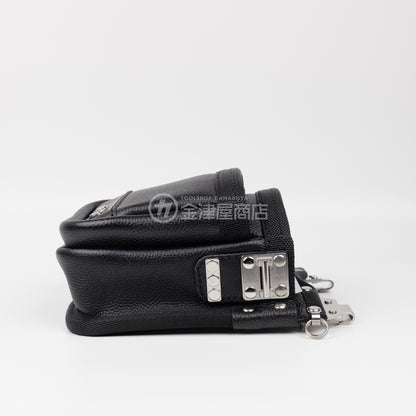 MIKI 本革2段腰袋 牛表皮革・ダイレクトタイプ SPH-OM2D-