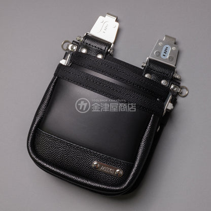 MIKI 本革2段腰袋 牛表皮革・スイングタイプ SPH-OM2S-