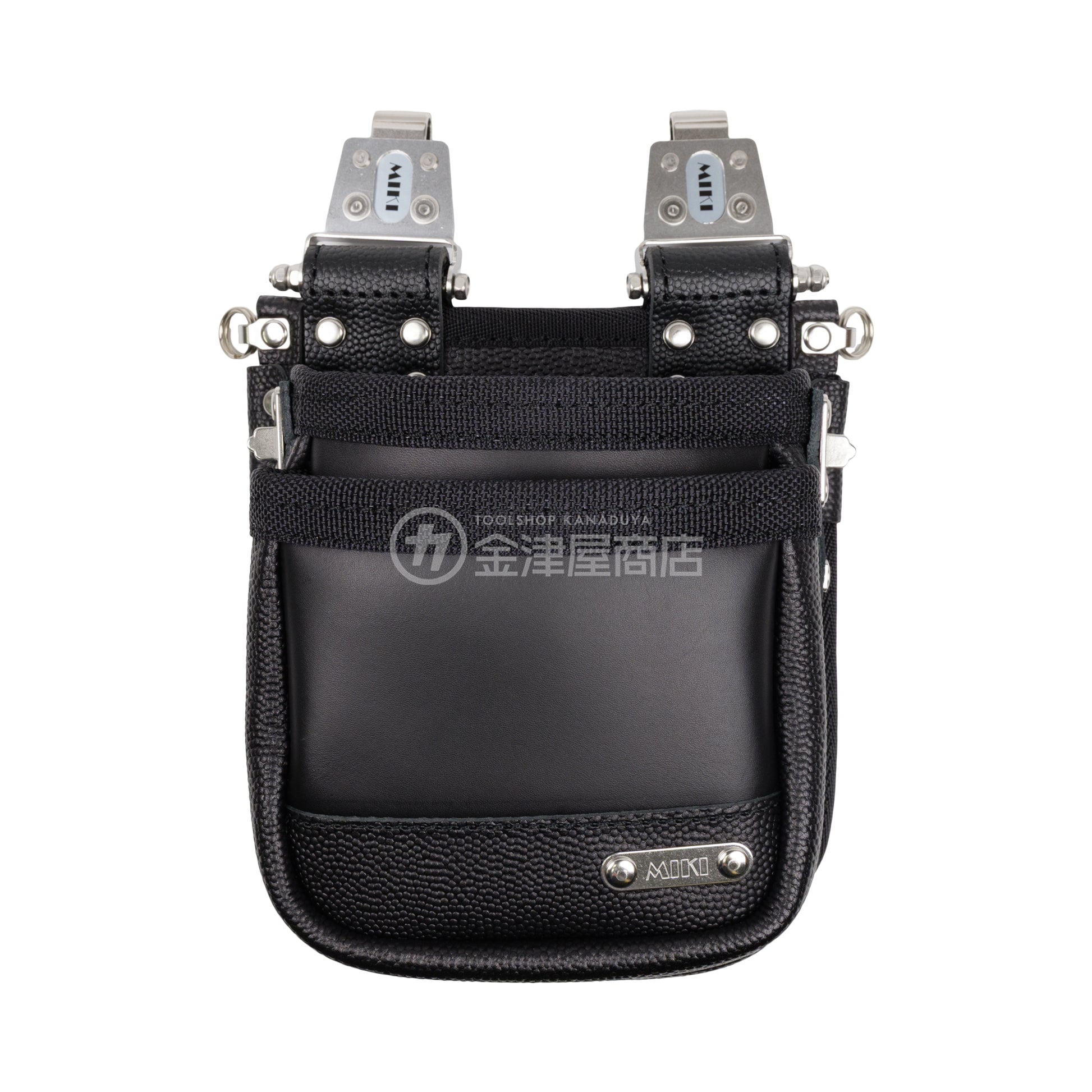 MIKI 本革2段腰袋 牛表皮革・スイングタイプ SPH-OM2S-