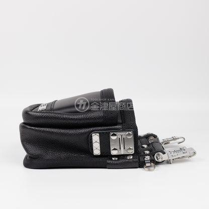 MIKI 本革2段腰袋 牛表皮革・スイングタイプ SPH-OM2S-