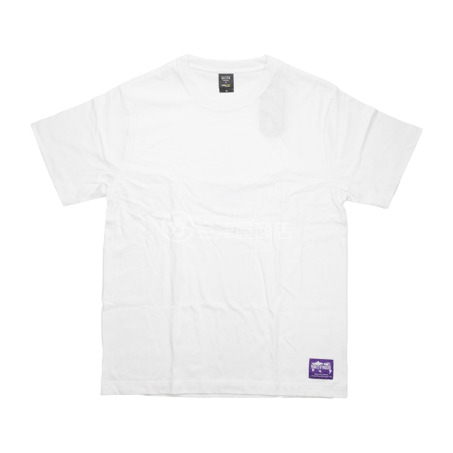 ニックス(KNICKS) コーデュラ生地 無地Tシャツ 黒/白 ST-1105-ST-1105W-S