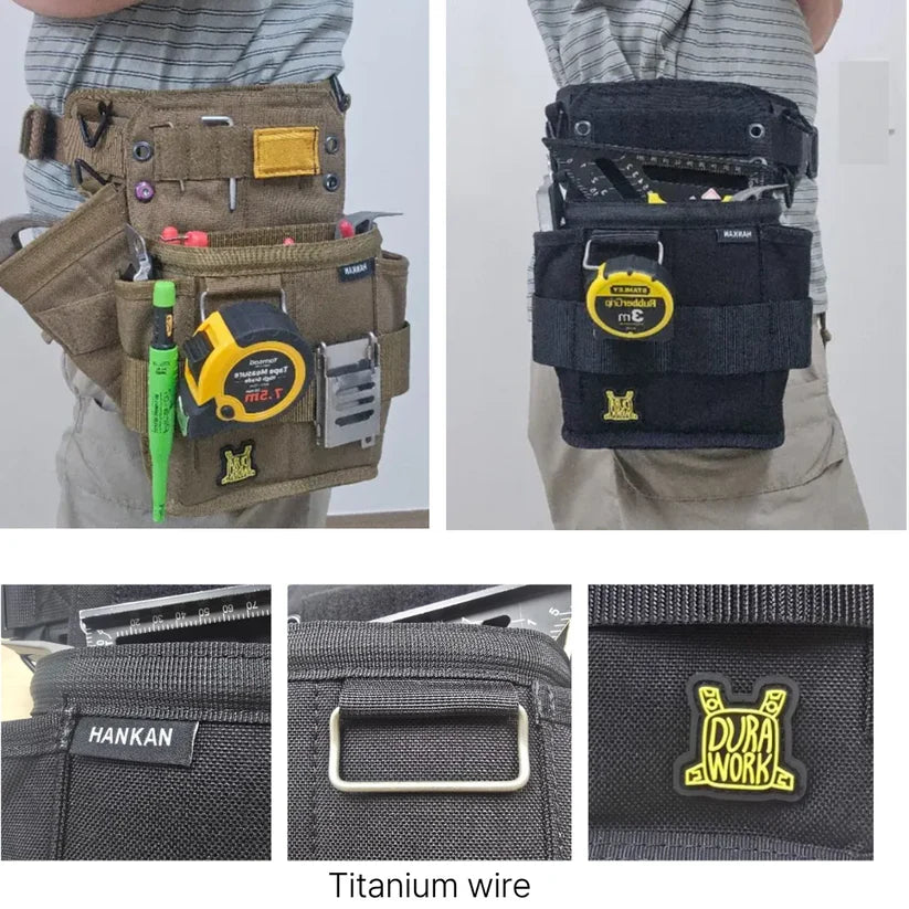 Durawork メインポーチ（HANKAN） Dura202 BLK/BRW