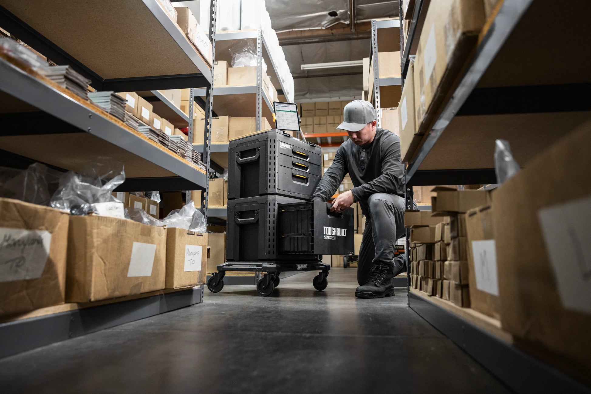 TOUGHBUILT STACK TECH 1ドロワーボックス（サイドロック） TB-B1-D-71