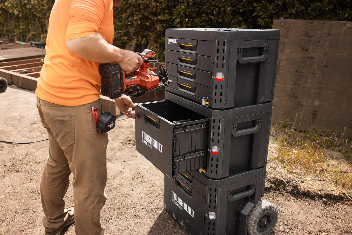 TOUGHBUILT STACK TECH 1ドロワーボックス（サイドロック） TB-B1-D-71