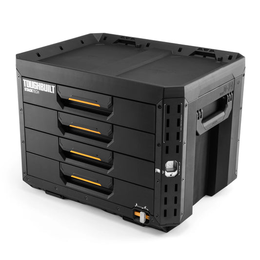TOUGHBUILT STACK TECH 4ドロワーボックス(サイドロック)TB-B1-D-74