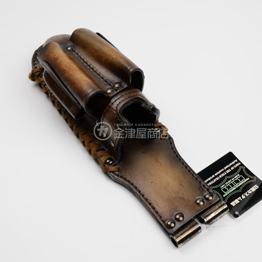 ニックス(KNICKS) チェーン式折畳式 3P充電ドライバーホルダー TIT-103JOCDX【ヴィンテージカラー】追加カスタム VC革紐W巻-