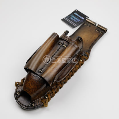 ニックス(KNICKS) チェーン式折畳式 3P充電ドライバーホルダー TIT-103JOCDX【ヴィンテージカラー】追加カスタム VC革紐W巻-