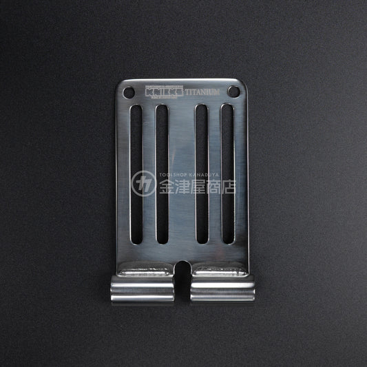 ニックス(KNICKS) チタンベルトループ 総磨きタイプ ベルト縦穴60mmタイプ TIT15