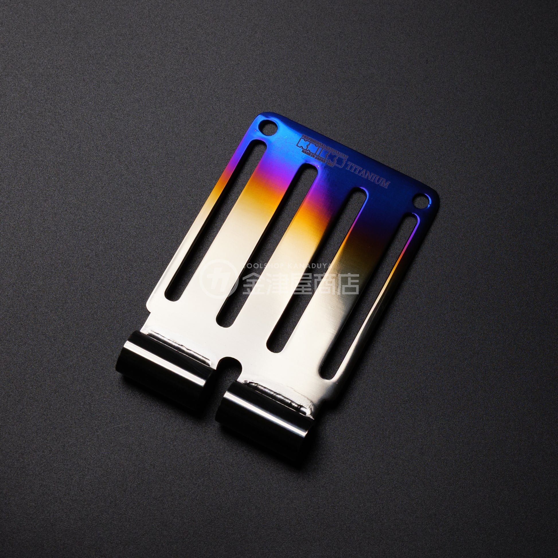 ニックス(KNICKS) 連結チタニウム1.5mmベルトループ【焼付けタイプ】TIT-15Y/LY【ベルト縦穴60mmタイプ 】-