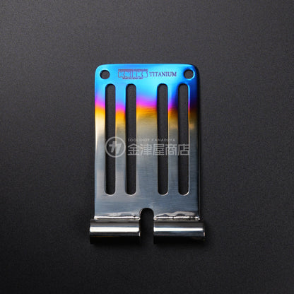 ニックス(KNICKS) 連結チタニウム1.5mmベルトループ【焼付けタイプ】TIT-15Y/LY【ベルト縦穴60mmタイプ 】-TIT-15Y-60