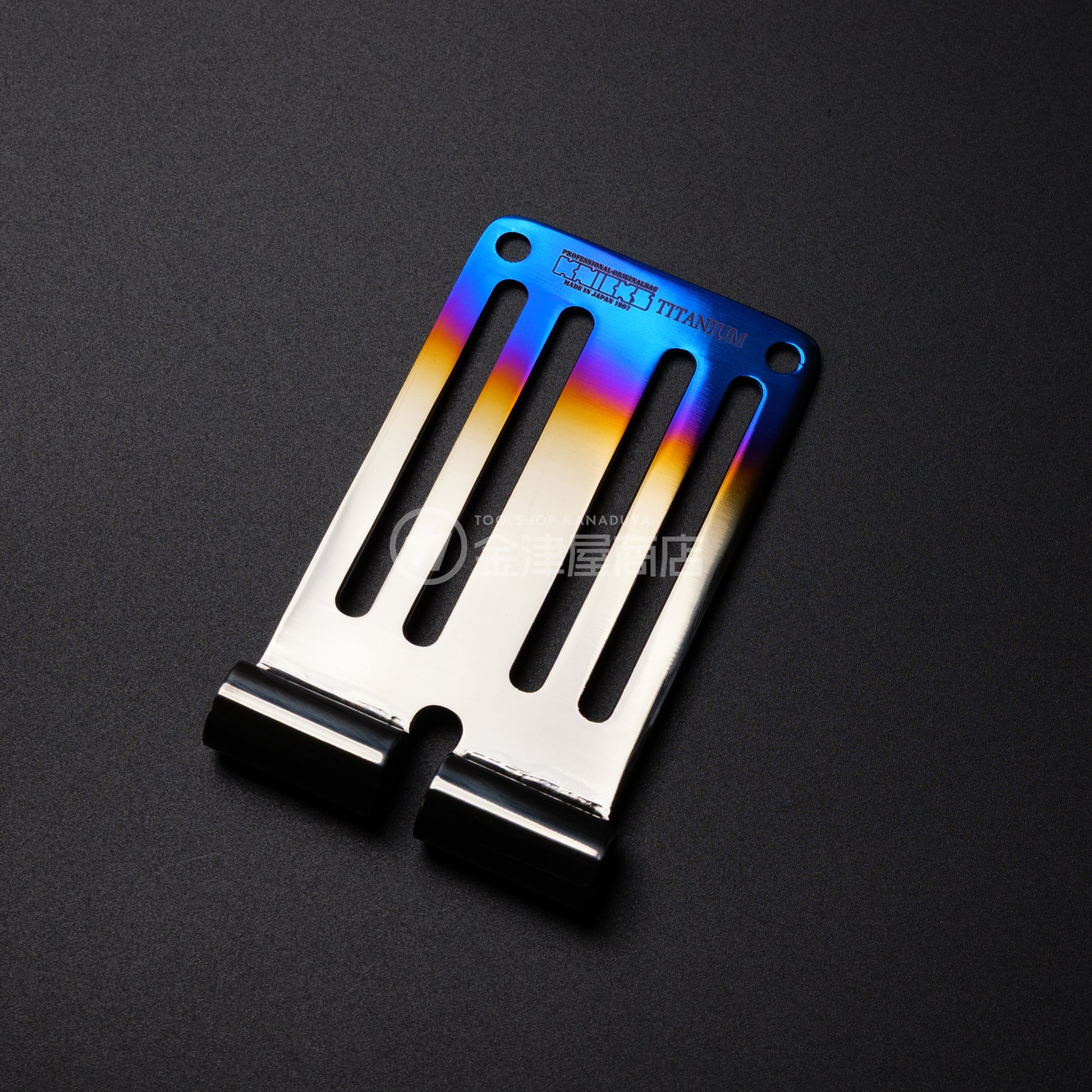 ニックス(KNICKS) 連結チタニウム1.5mmベルトループ【焼付けタイプ】TIT-15Y/LY【ベルト縦穴60mmタイプ 】-