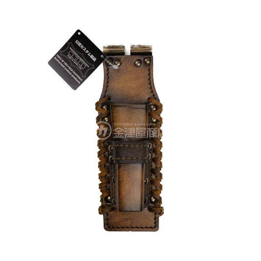 ニックス(KNICKS) チェーン式モンキー・シノ付きラチェットホルダー TIT-201MSDX【ヴィンテージカラー】追加カスタム VC革紐W巻-