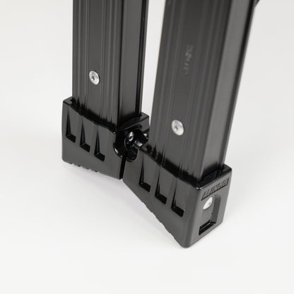 GranGear×アルインコ 踏ざん幅広はしご兼用脚立 B-PRS【ブラック】