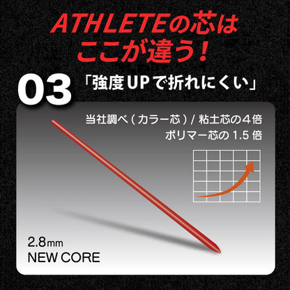 祥碩堂 MODEL ATHLETE 丸芯 2.8mm 本体 黒芯 ASL-H001