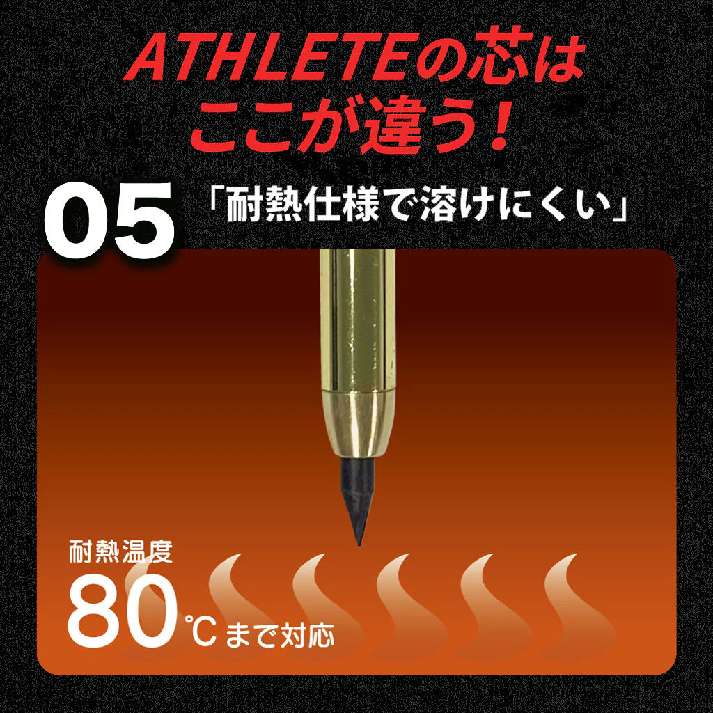 祥碩堂 MODEL ATHLETE 丸芯 2.8mm 本体 黒芯 ASL-H001