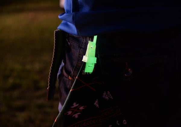 OUROBOROS CLIP (ウロボロスクリップ) 朧 蓄光グリーン/蓄光ブルー