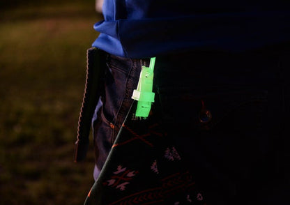 OUROBOROS CLIP (ウロボロスクリップ) 朧 蓄光グリーン/蓄光ブルー