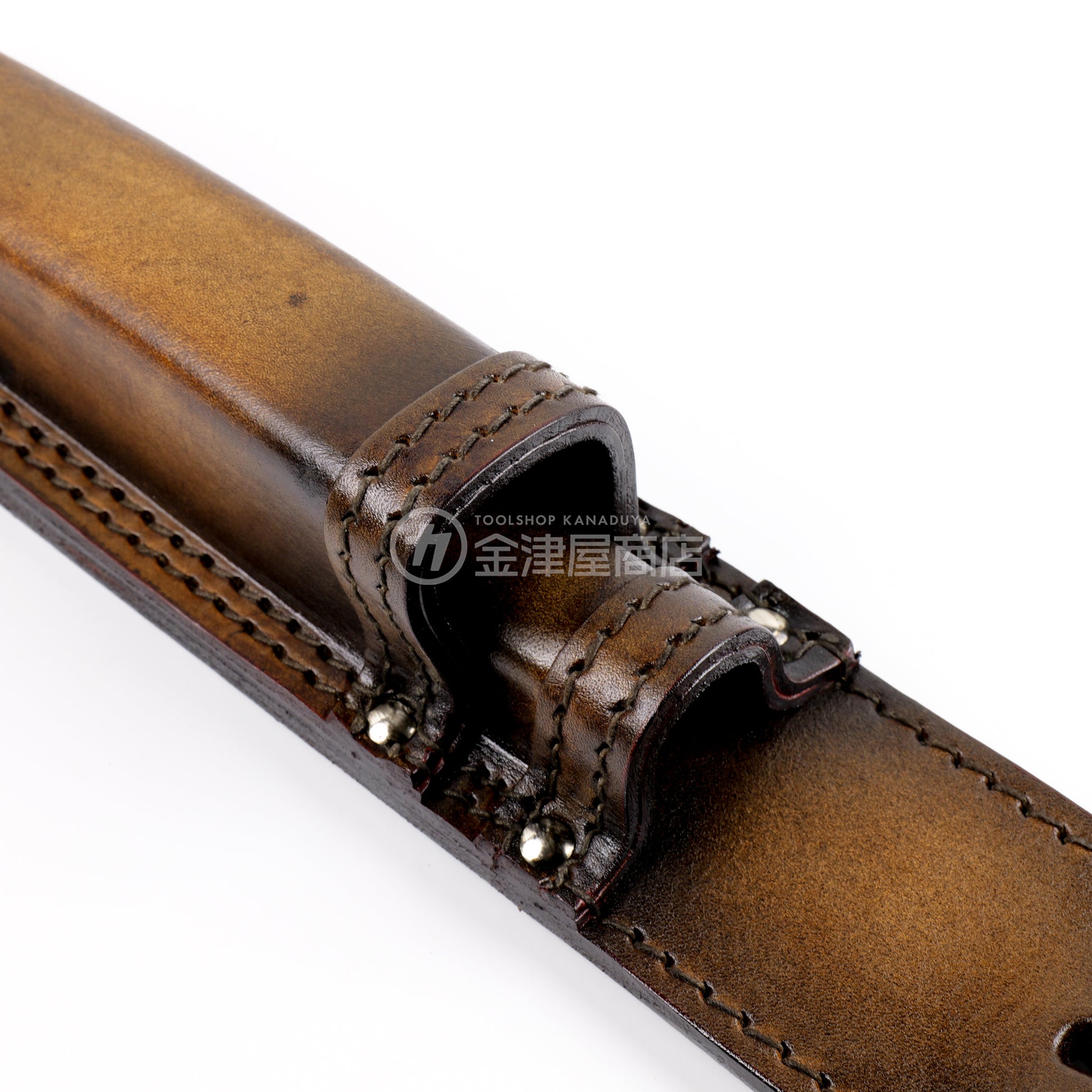 ニックス(KNICKS) チェーンタイプ親子２段ヌメ革ノミホルダー 5分～1寸用 KN-105DX【ヴィンテージカラー】-