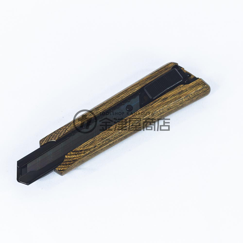 FAEL（ファエル） 木製グリップ オートロック式カッターナイフ-FAL-WB