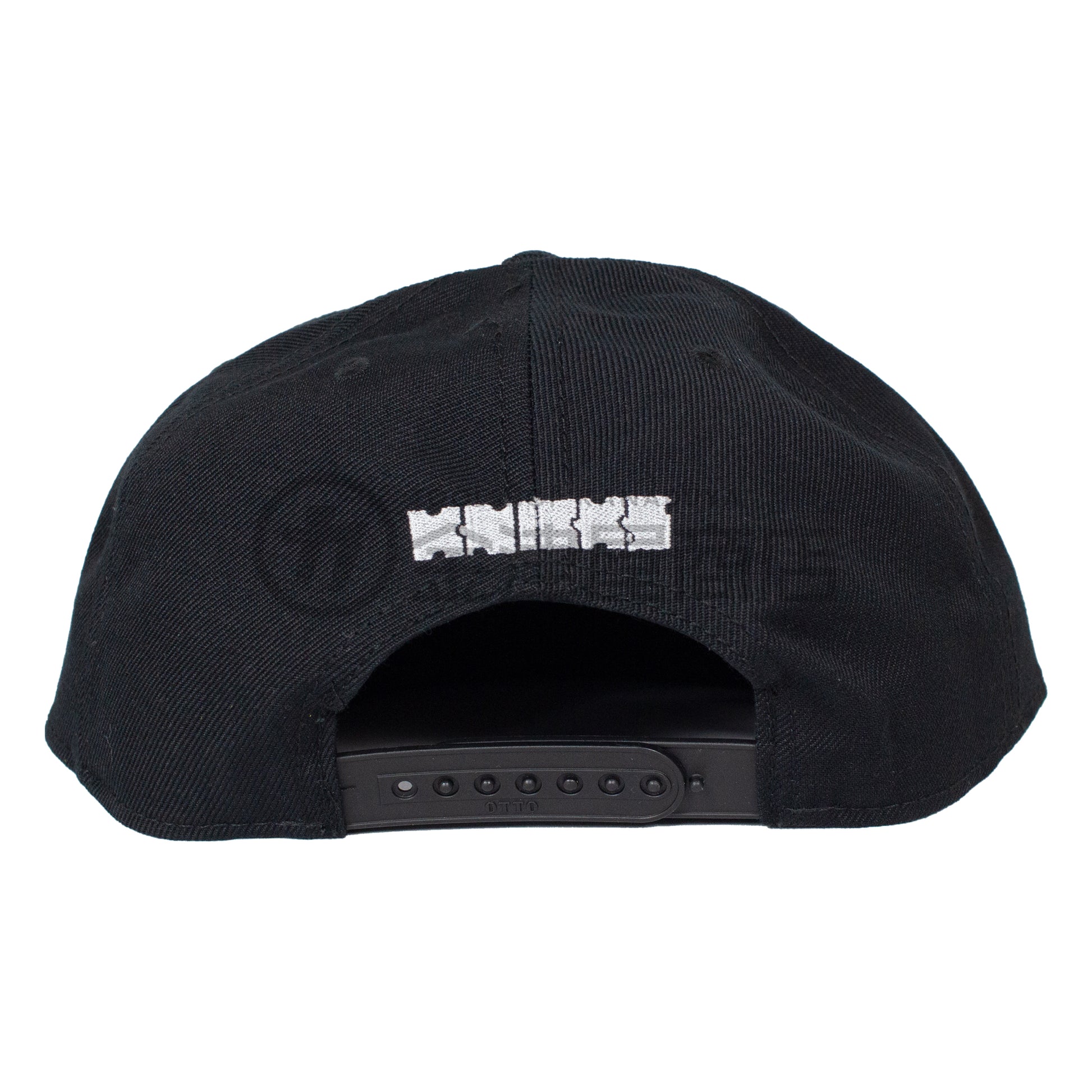 ニックス（KNICKS）プロダクトロゴ フラットバイザーキャップ ブラック-帽子-KN-CPP-金津屋商店