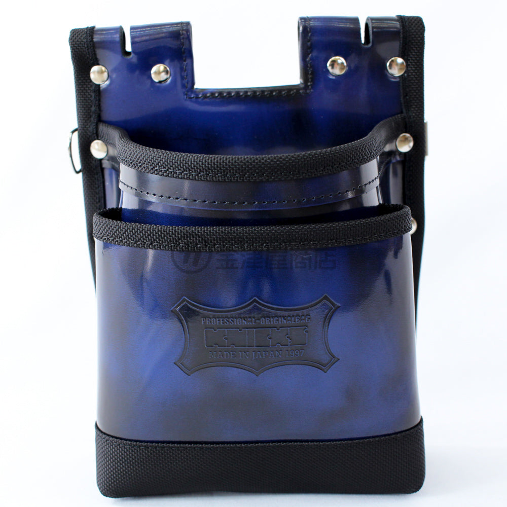 KNICKS ADV-201TB Two-Way Type Advan Glass Leather 2 Tier Waist Bag