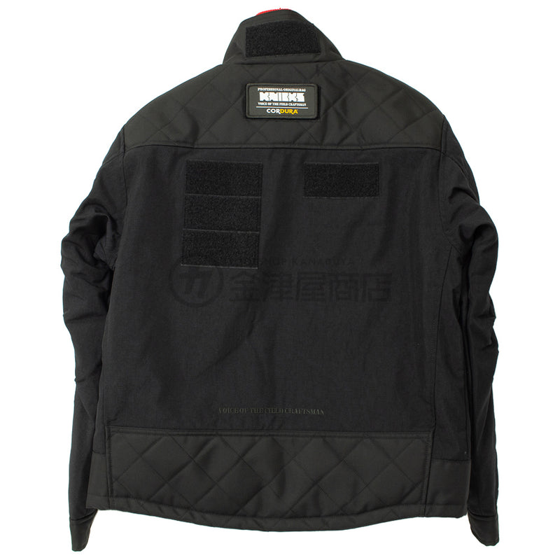 ニックス（KNICKS）コーデュラ 防寒ジャケット ブラック/レッド 12505-ジャケット-金津屋商店