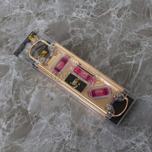 ピンクゴールドメッキ仕様 鳶レベルPRO ED-TBPPG EBISU × 新潟精機 × スワオメッキコラボ商品-EDTBPPGR