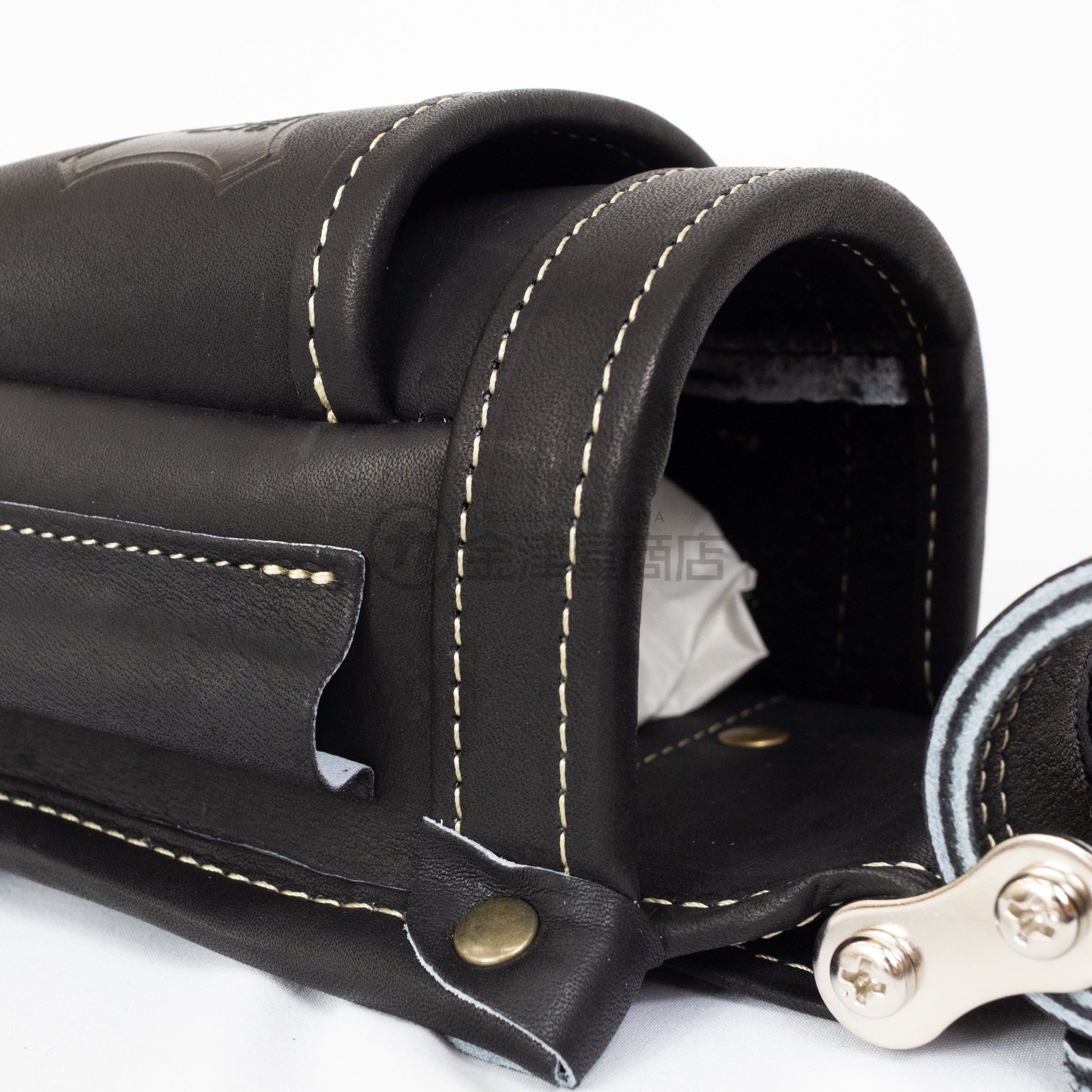 ニックス チェーン式最高級硬式グローブ革小物腰袋(ブラック) KGB-201VADX-