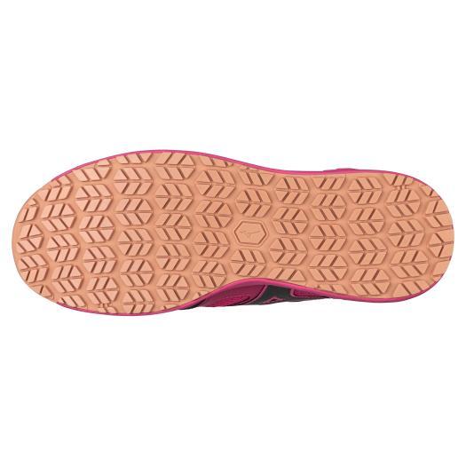 ミズノ 安全靴 オールマイティ LSⅡ 11L 限定色 ピンク×シルバー-安全靴-金津屋商店